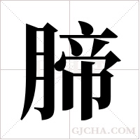 腣的筆順