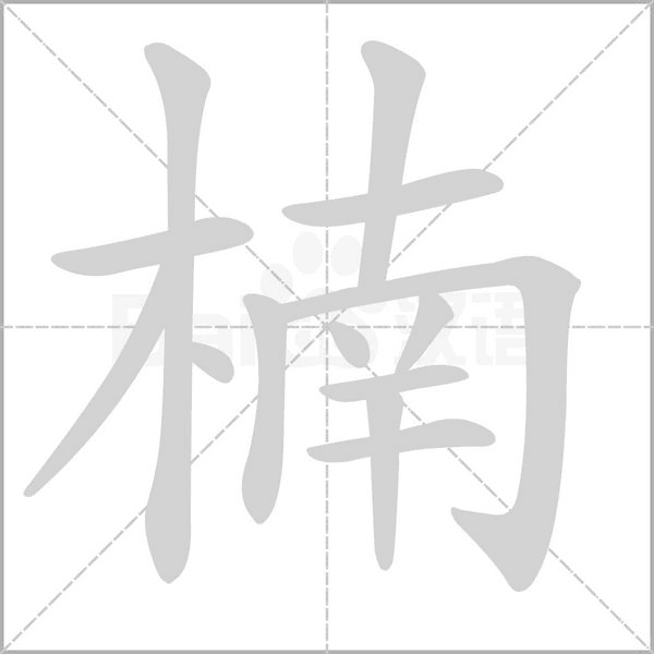 楠的筆順