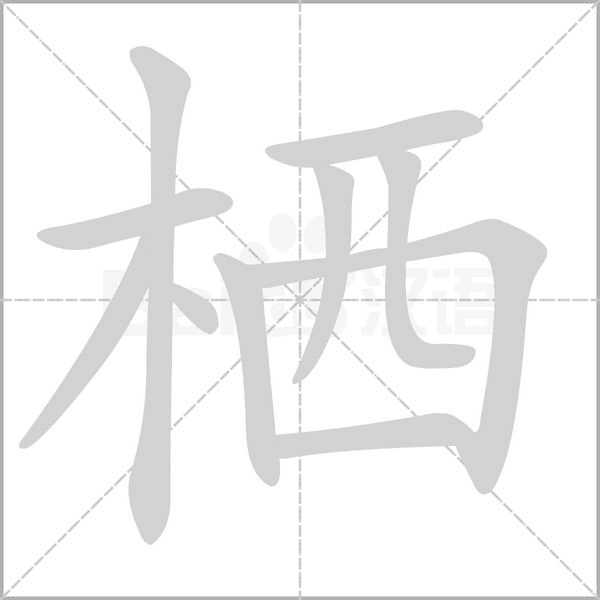 棲的筆順