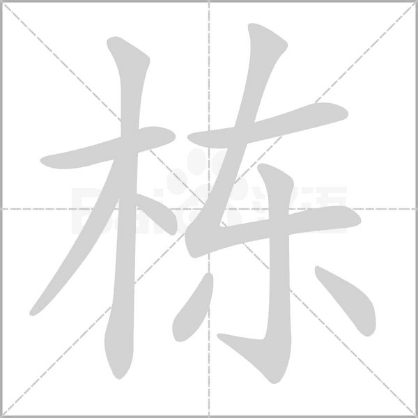 棟的筆順