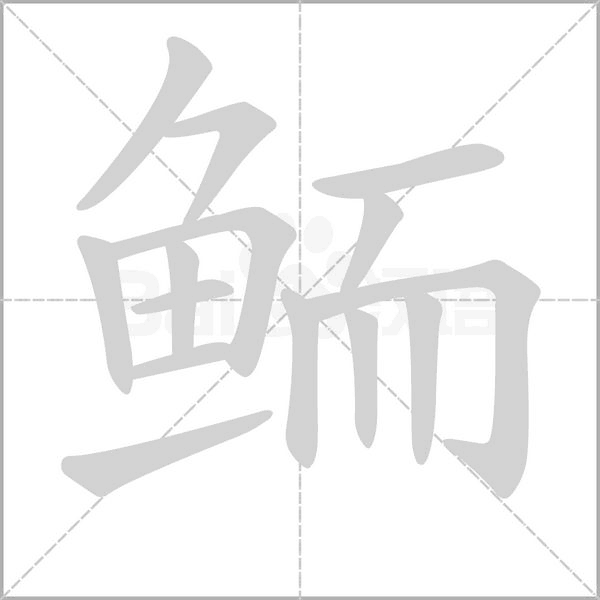 鮞的筆順
